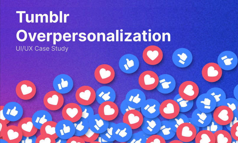 Tumblr UX research project preview
